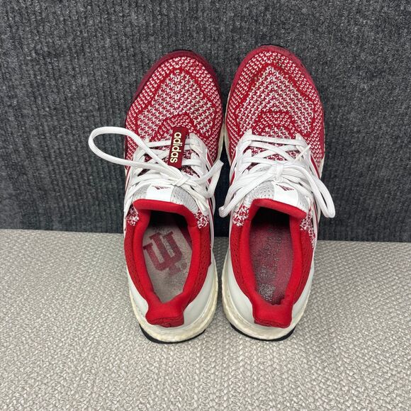 Adidas Ultraboost 1.0 Indiana Hoosiers Red White Athletic Shoes Mens 8.5 HQ5872